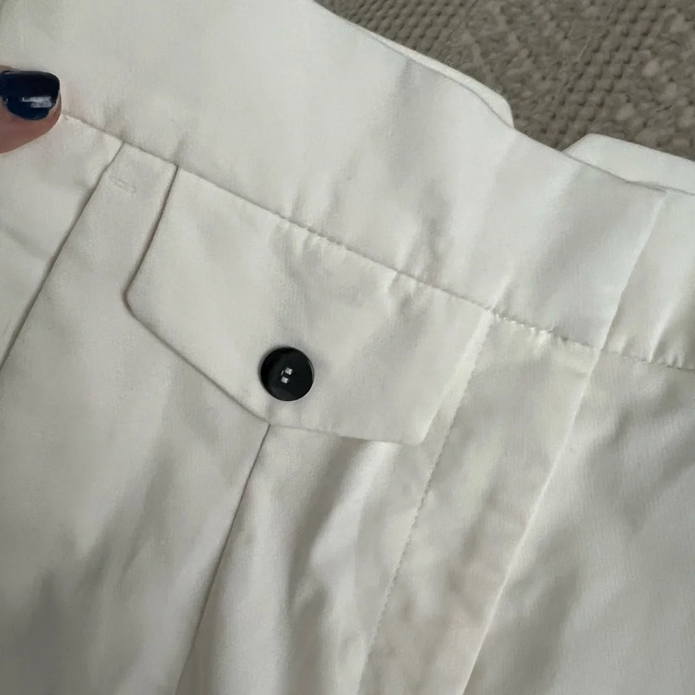 Zara pocket pant notched back High Waisted Pants trouser xs - Picture 5 of 9